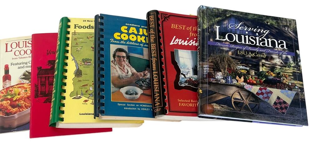 Louisiana Community Cookbook Lot 6 Cajun First You Make a Roux Acadiana Recipes